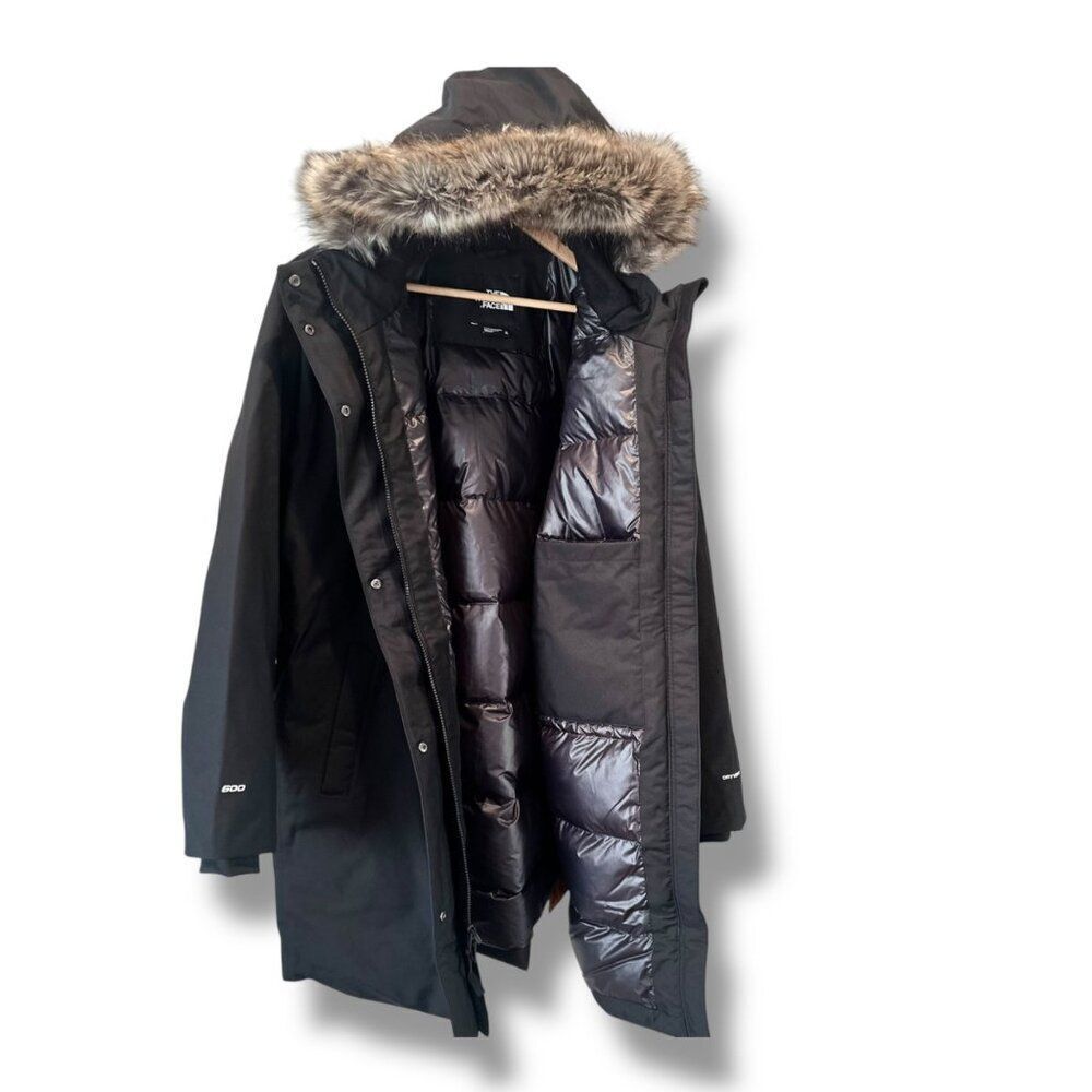 The North Face $350 Arctic Parka Insulated 600 Down TNF Women’s  2X Faux Fur - Picture 7 of 13